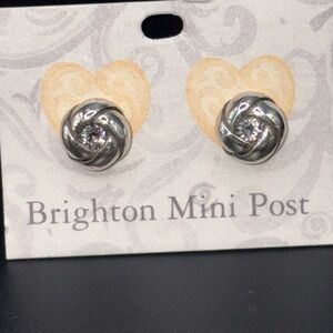 Brighton Silver Swirl Earrings
